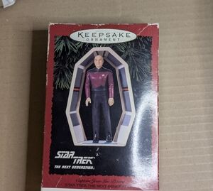 Star Trek Next Generation Captain Jean-Luc Picard Keepsake Ornament